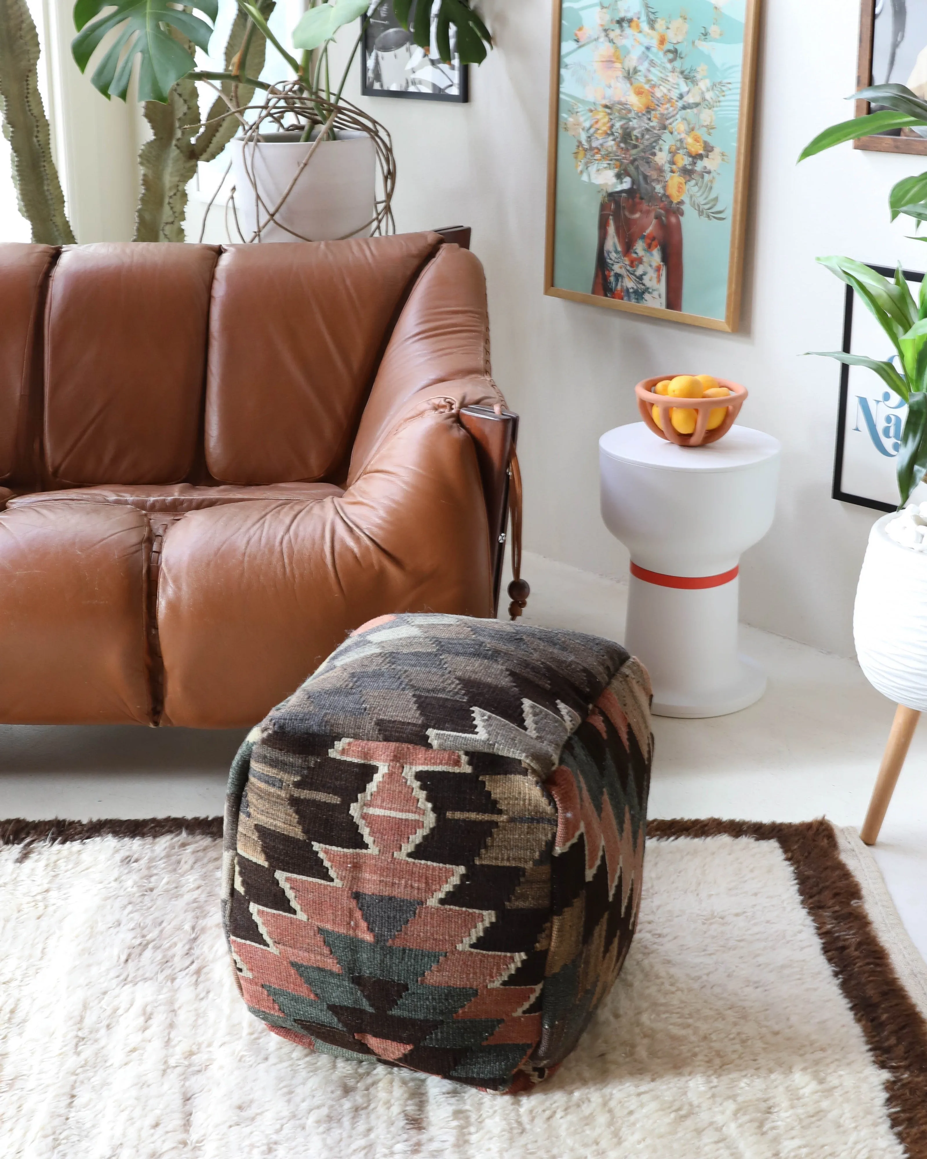 Turkish Kilim Floor Cushion