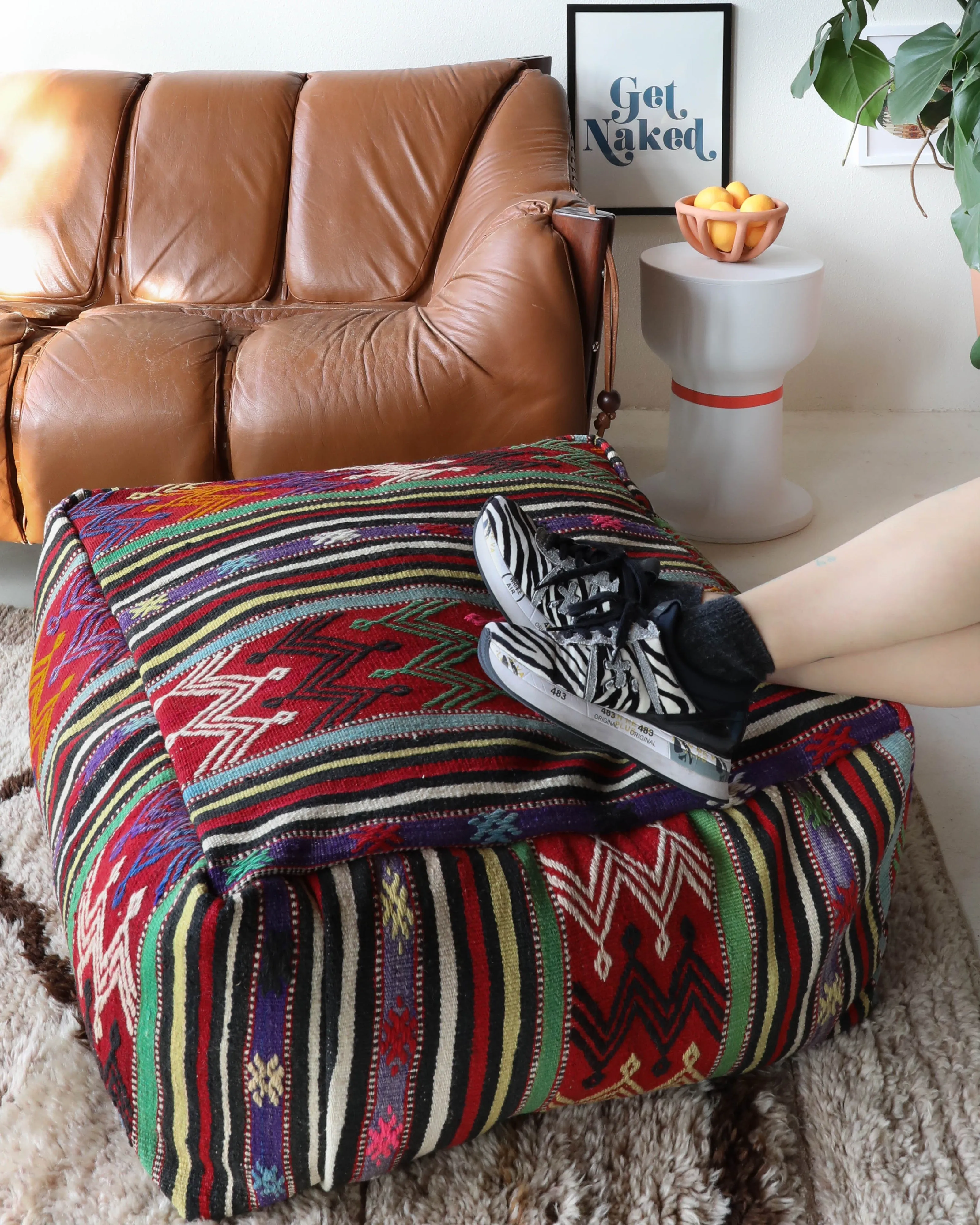 Turkish Kilim Floor Cushion
