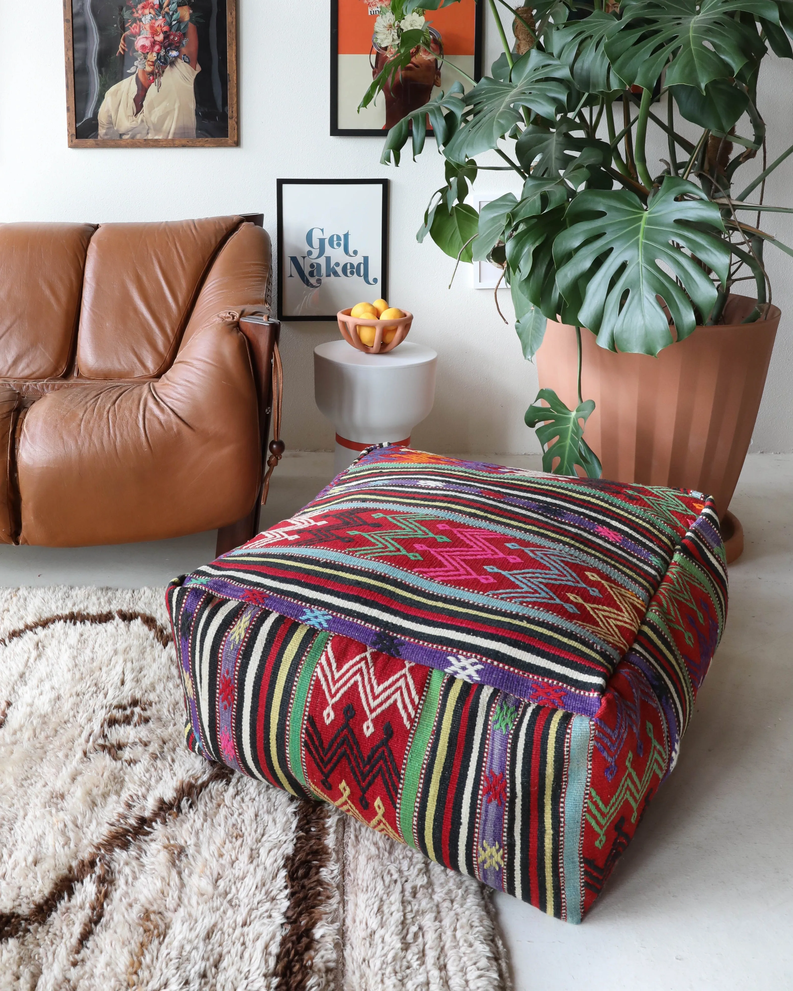 Turkish Kilim Floor Cushion