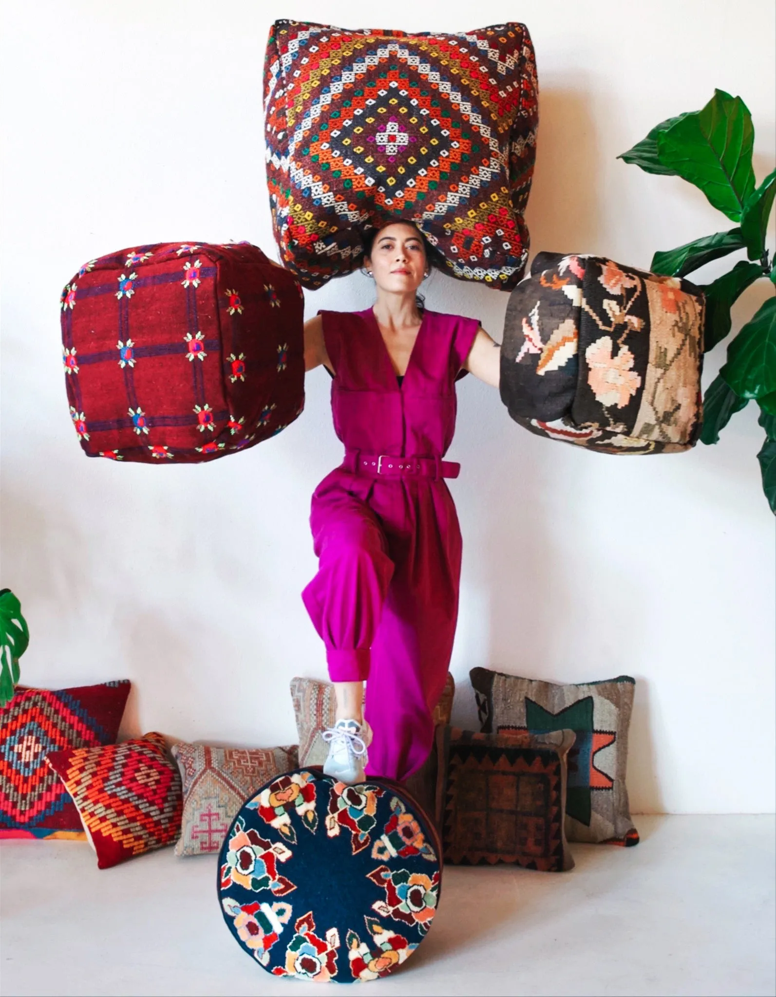 Turkish Kilim Floor Cushion