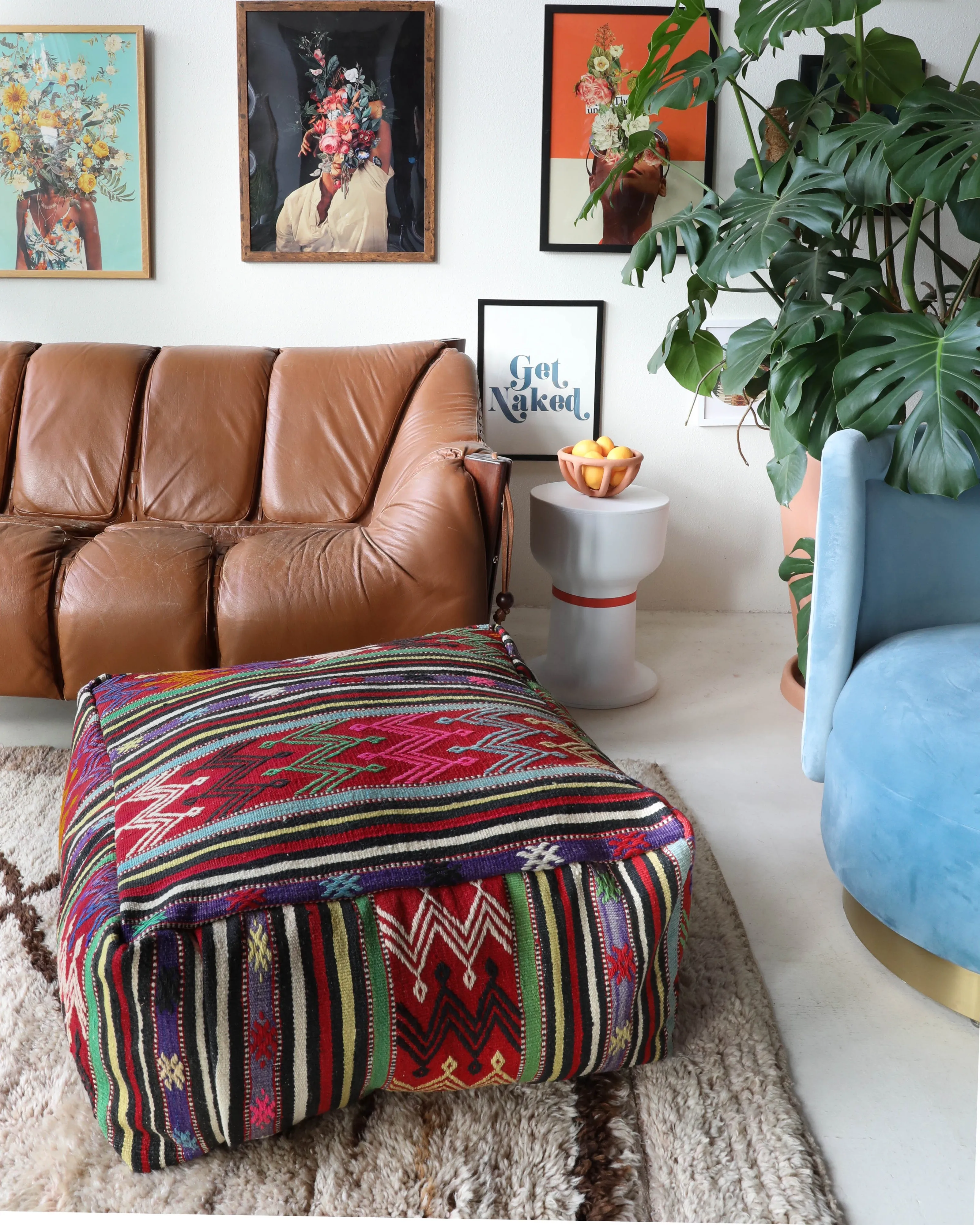 Turkish Kilim Floor Cushion