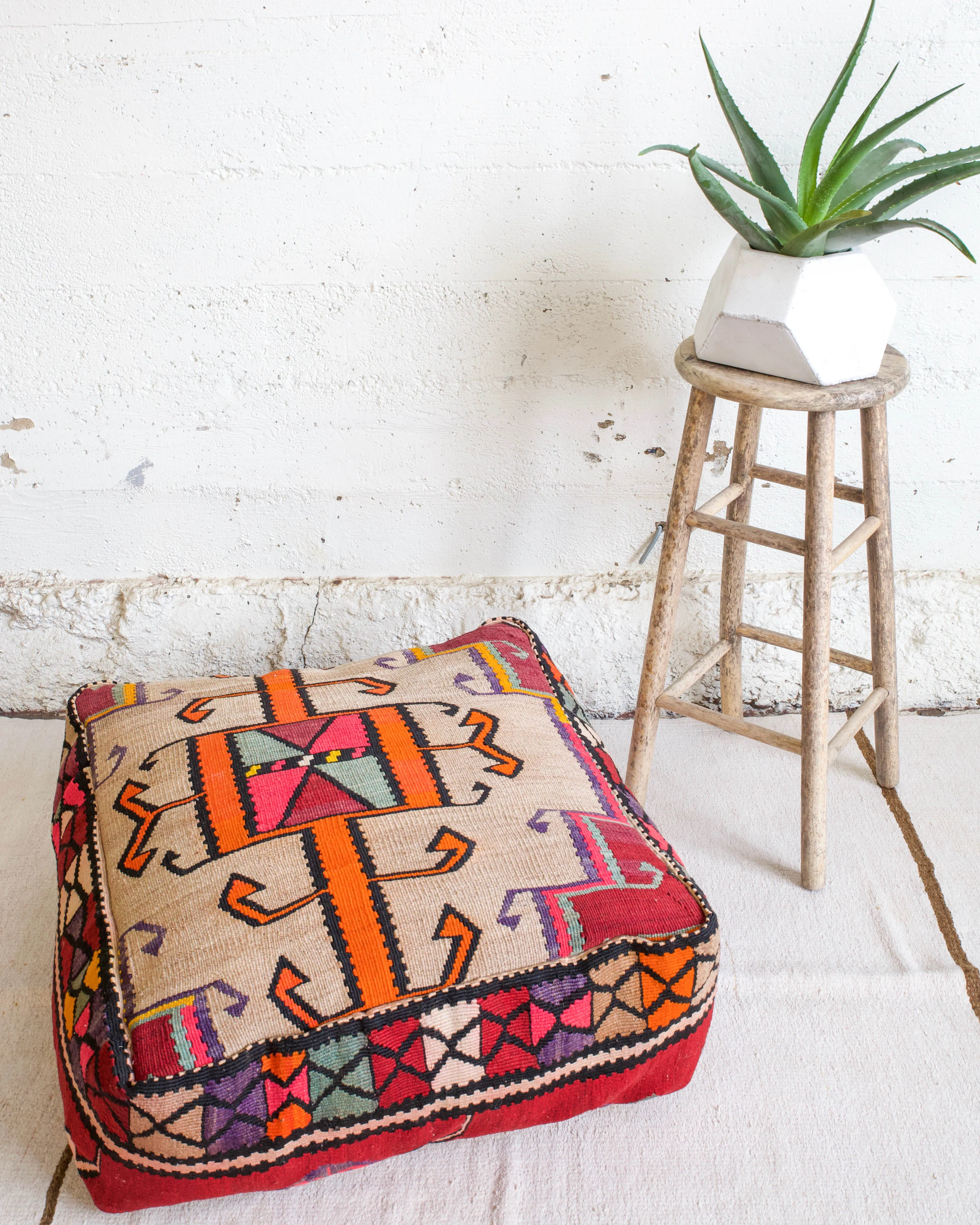 Turkish Kilim Floor Cushion