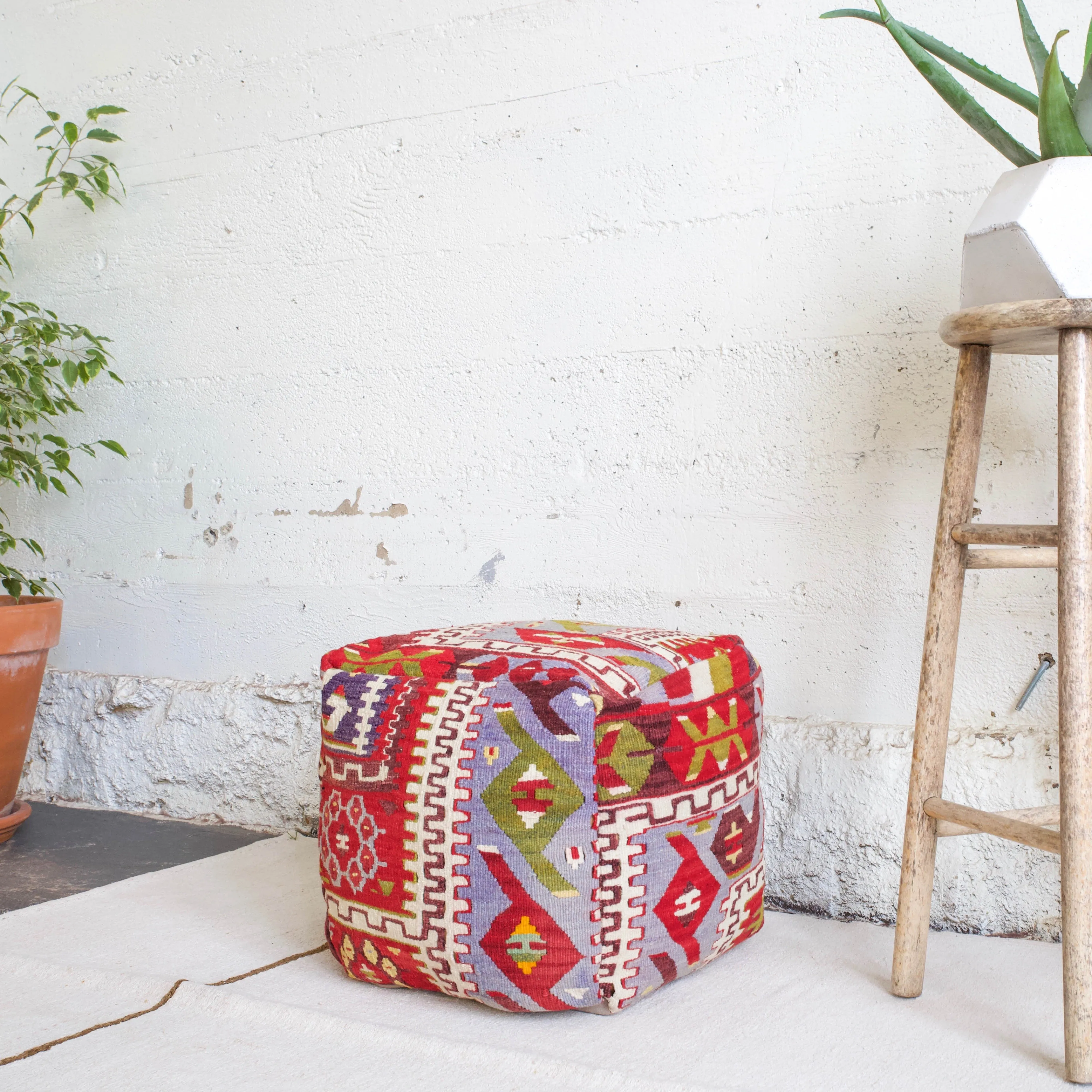 Turkish Kilim Floor Cushion