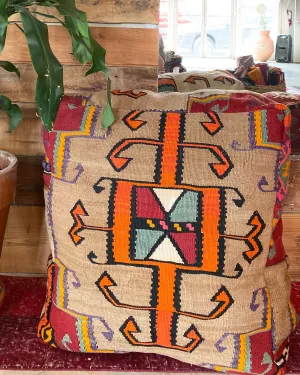 Turkish Kilim Floor Cushion