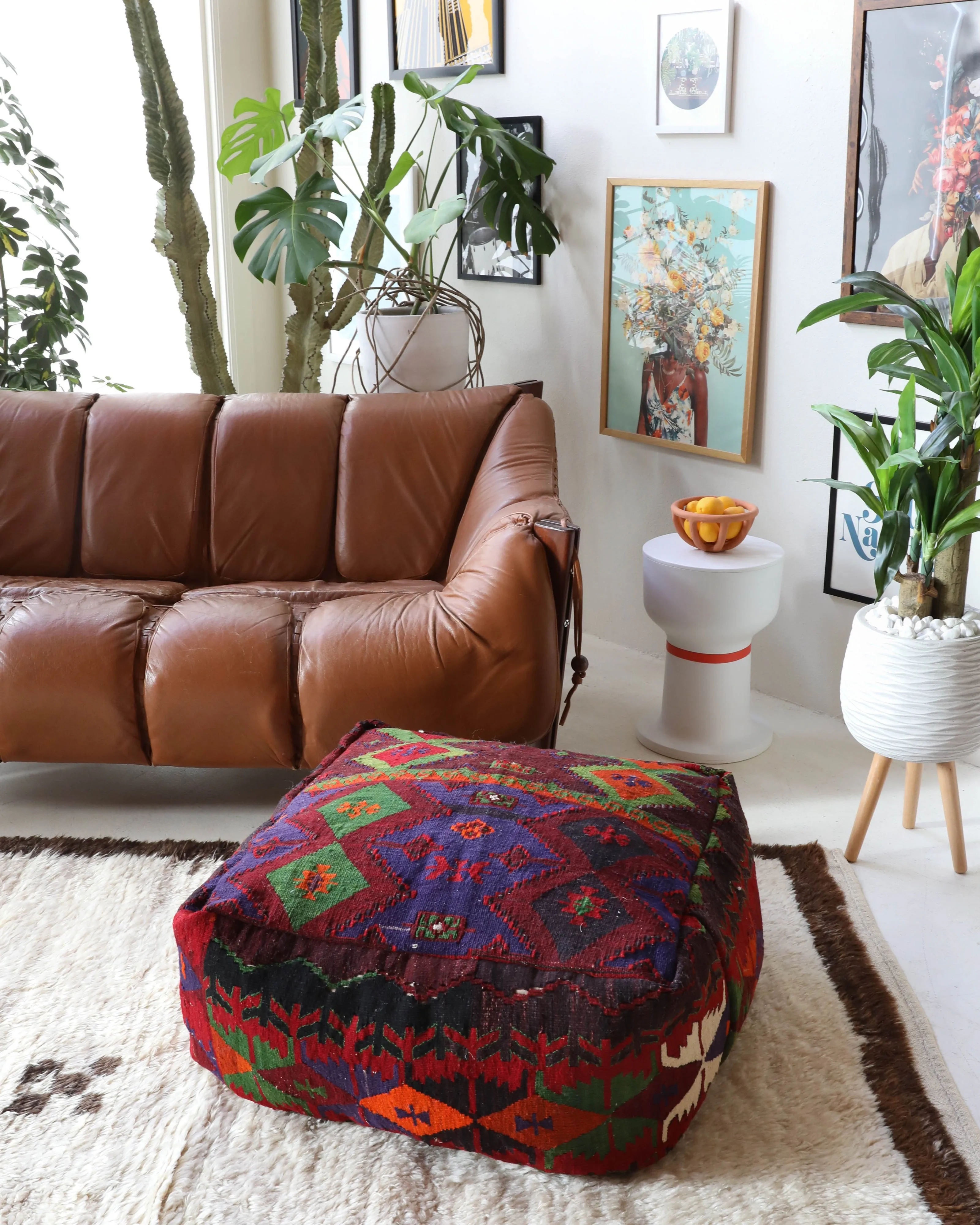 Turkish Kilim Floor Cushion