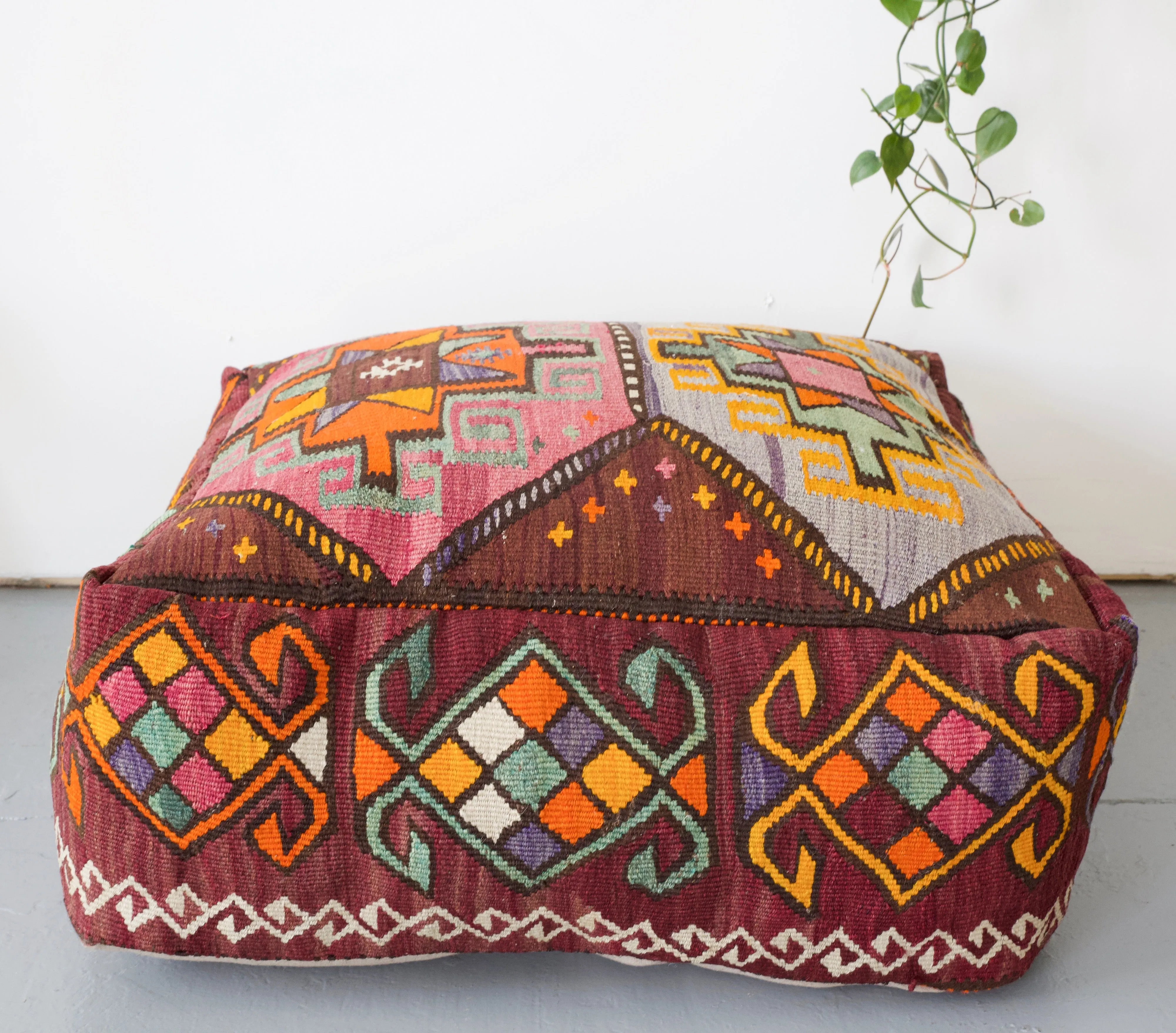 Turkish Kilim Floor Cushion