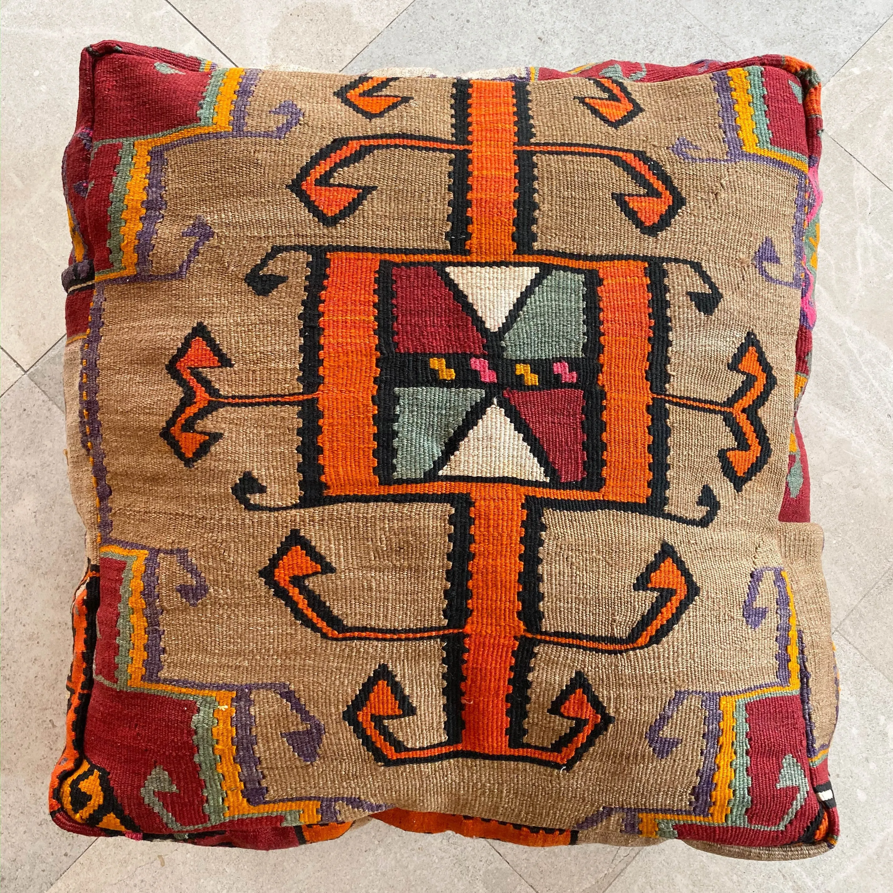 Turkish Kilim Floor Cushion