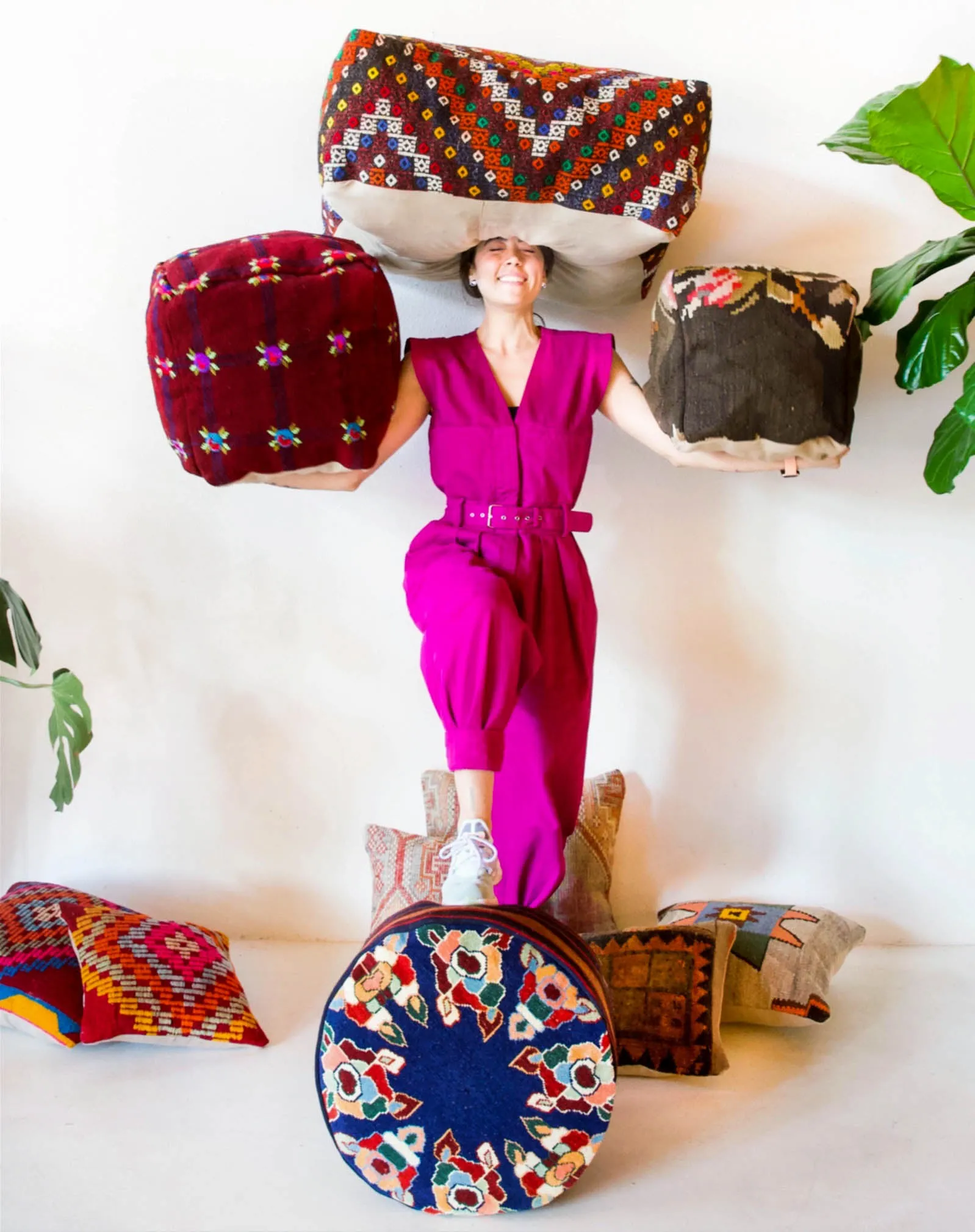 Turkish Kilim Floor Cushion
