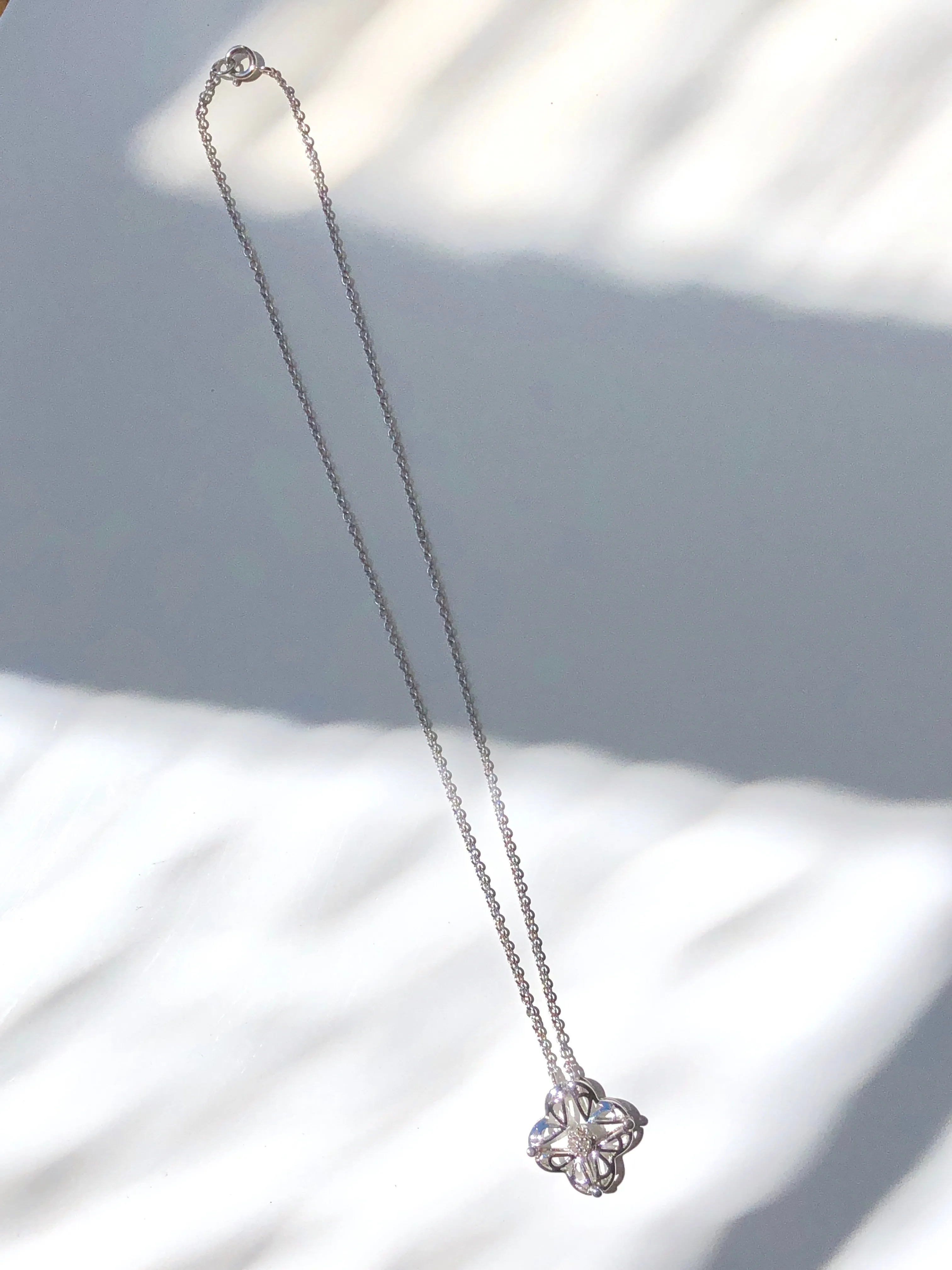 Two Style in One Natural Diamonds Necklace