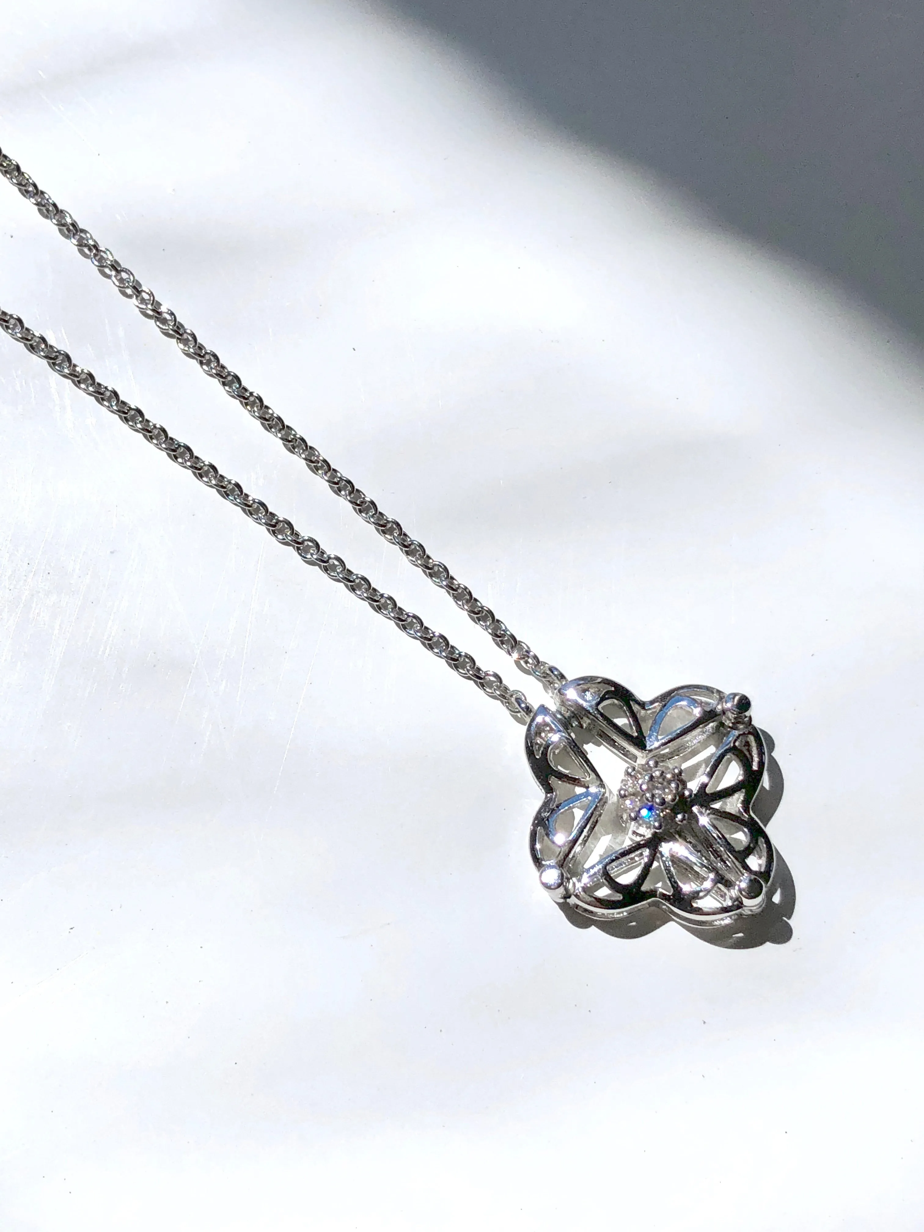 Two Style in One Natural Diamonds Necklace