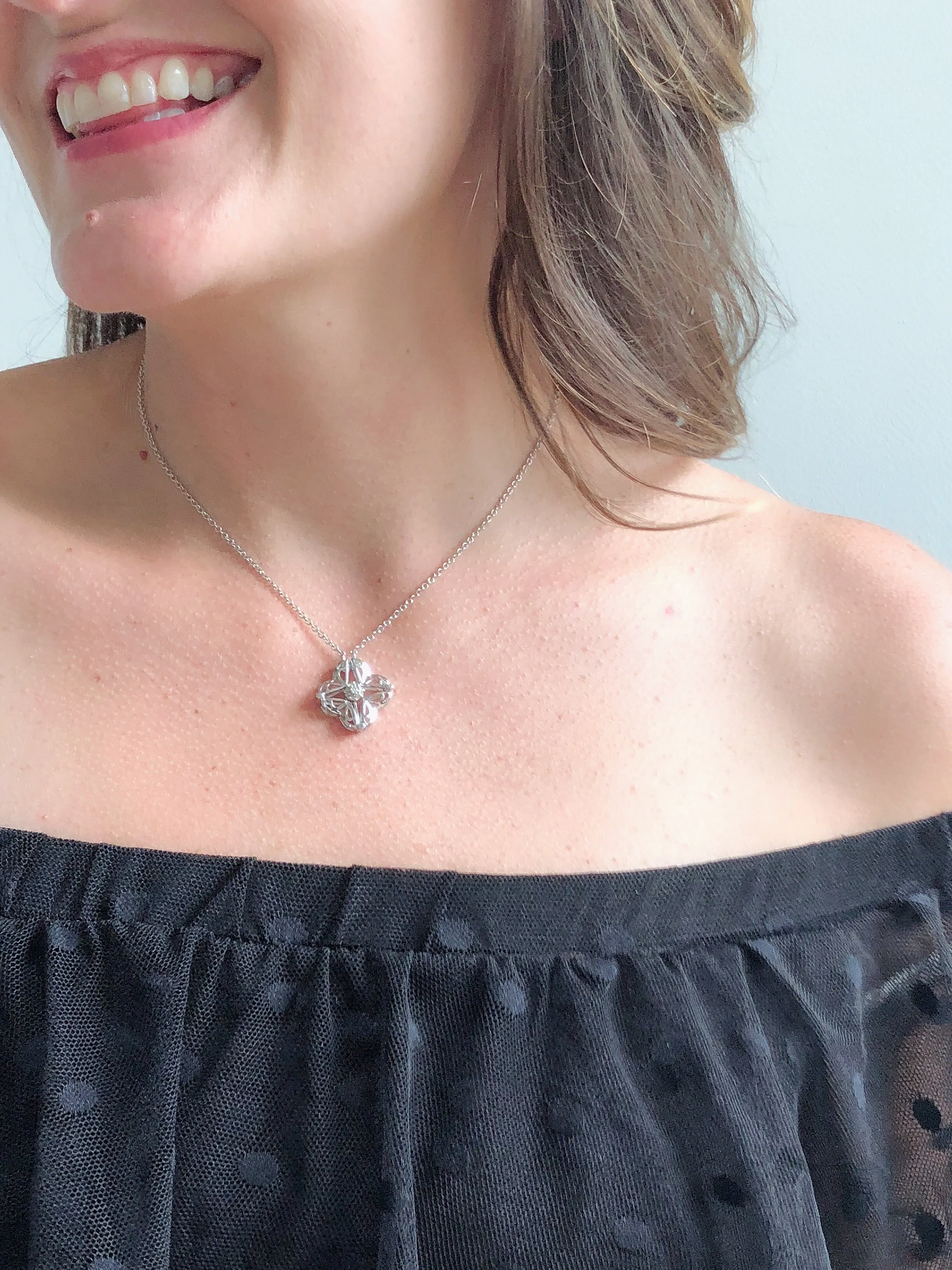 Two Style in One Natural Diamonds Necklace