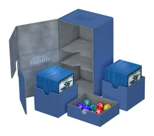 Ultimate Guard Twin Flip´n´Tray Deck Case 200  Standard Size XenoSkin Blue