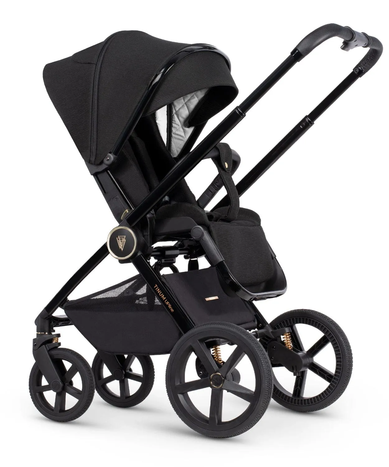 Venicci 2 in 1 Tinum UPLINE Pram - All Black