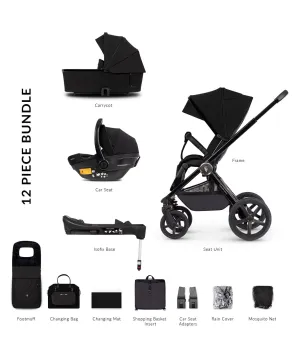 Venicci 4 in 1 Tinum UPLINE Pram - All Black