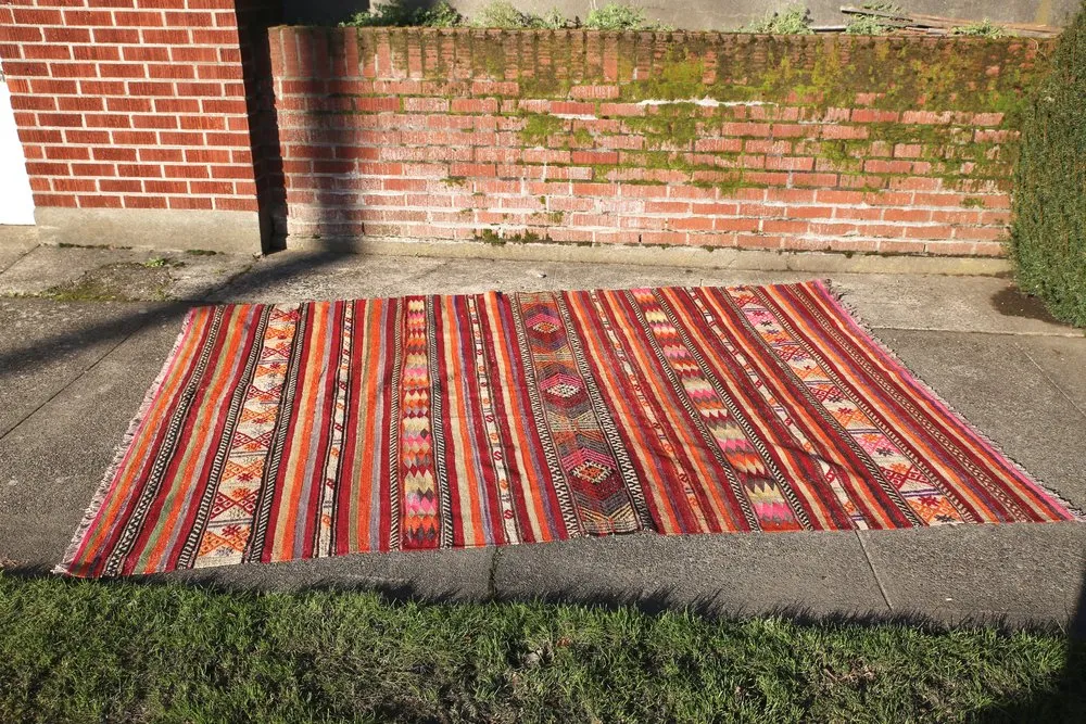 Vintage Adana Cicim Kilim