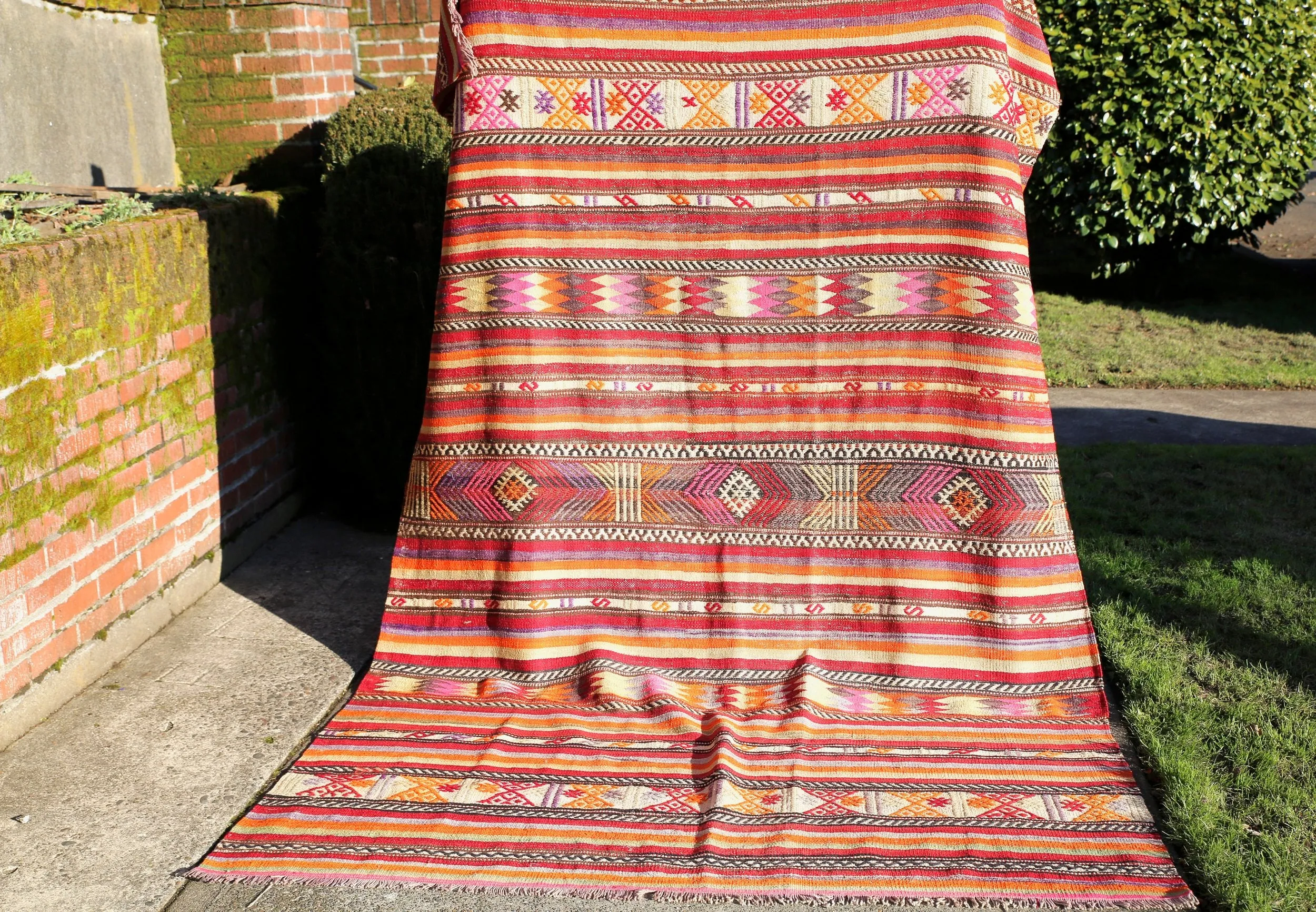 Vintage Adana Cicim Kilim