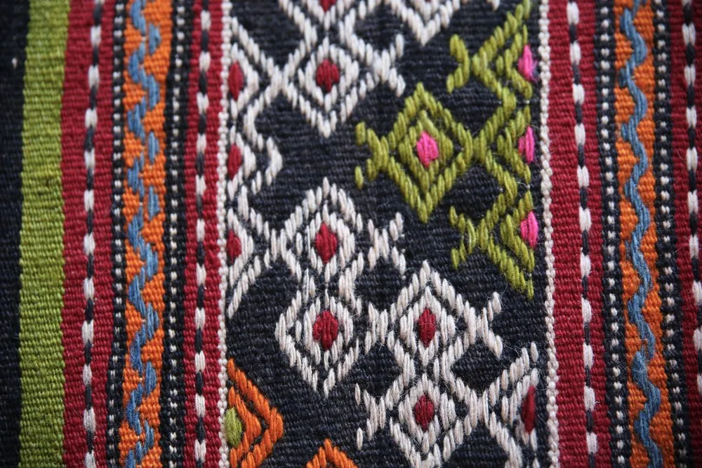 Vintage Aegean Cicim Kilim 5.7ftx10ft