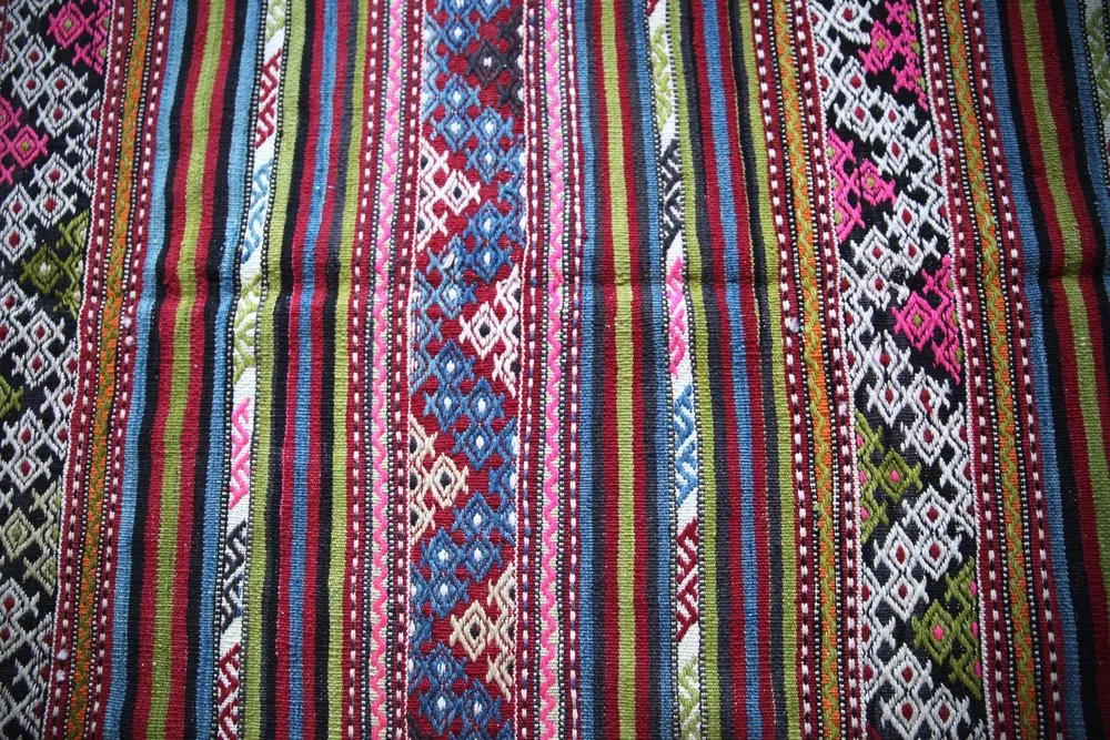 Vintage Aegean Cicim Kilim 5.7ftx10ft