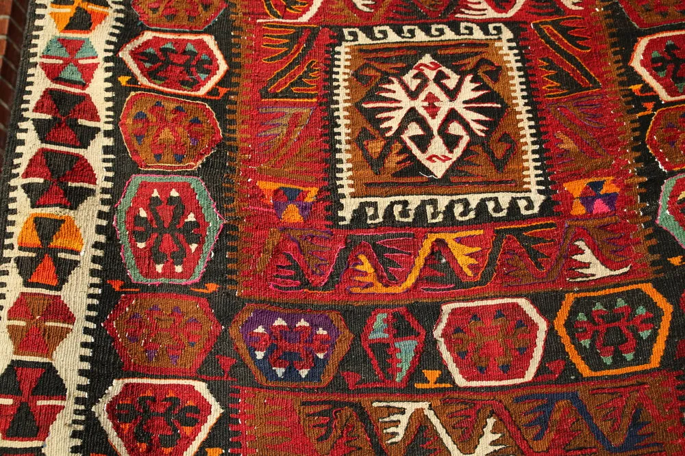 Vintage Maras Kilim 4x6.5ft