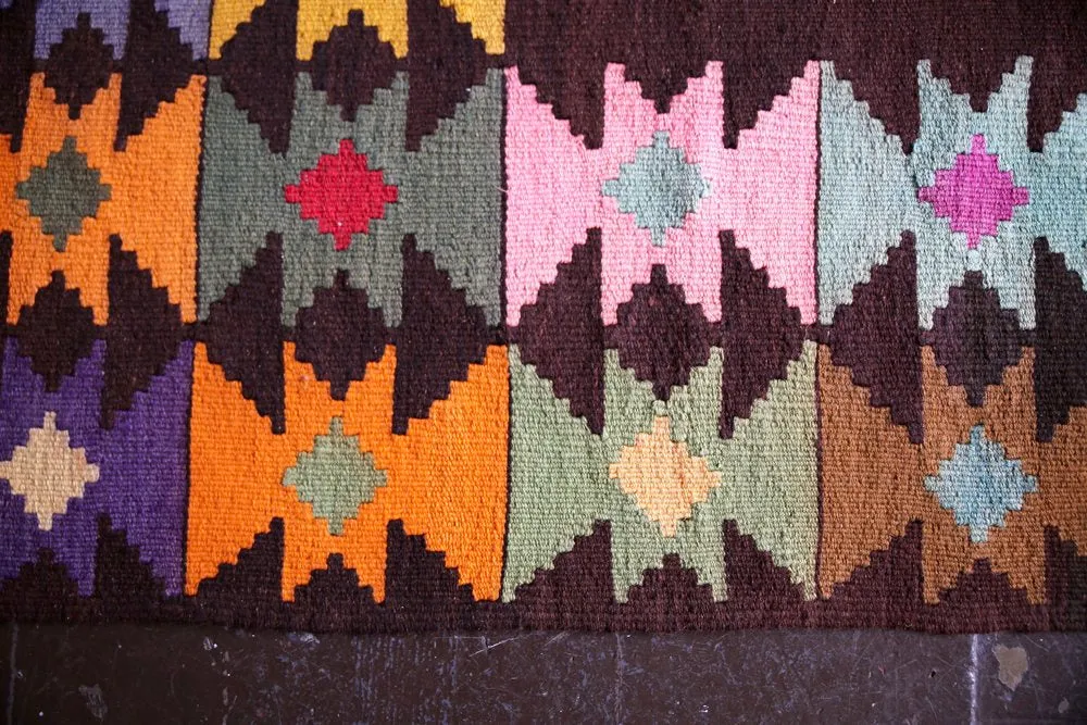 Vintage Milas Bencik Kilim 5.2ftx8.7ft