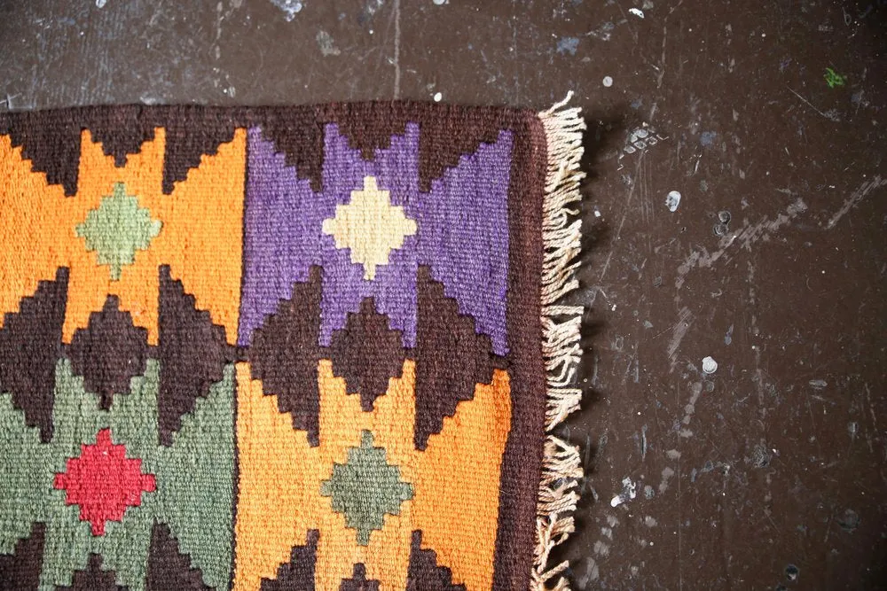 Vintage Milas Bencik Kilim 5.2ftx8.7ft