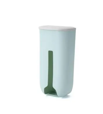 Wall Hanging Kitchen Garbage Bag Storage Box Organizer