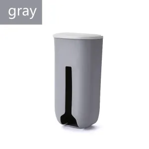 Wall Hanging Kitchen Garbage Bag Storage Box Organizer