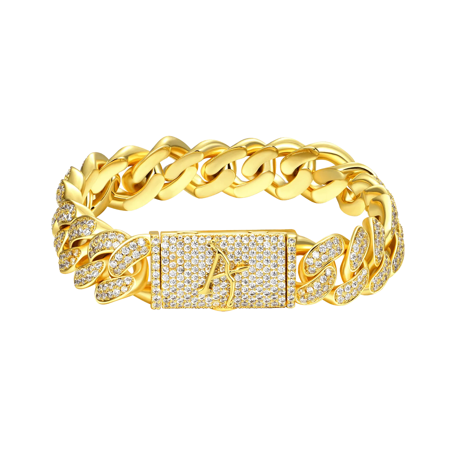 Women's Aporro A® Cuban Link Bracelet - 12mm (Only Ship to the US)
